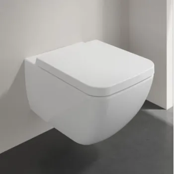 Piekaramais pods Villeroy & Boch Collaro DirectFlush SoftClosing DirectFlush CeramicPlus Rimless ar SoftClose vāku balts 4626HSR1