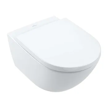 Piekaramais pods Villeroy & Boch  Subway 3.0 TwistFlush, AntiBac, CeramicPlus Rimless, (Bez vāka) balts 4670T0T2