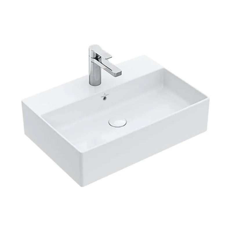 Vannas istabas izlietne Villeroy & Boch Memento 2.0 CeramicPlus uz virsmas, Balta