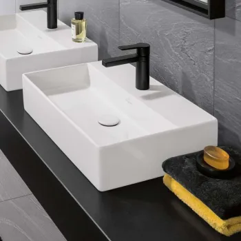 Vannas istabas izlietne Villeroy & Boch Memento 2.0 CeramicPlus uz virsmas, Balta