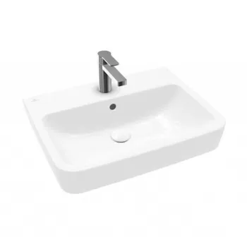 Vannas istabas izlietne Villeroy & Boch O.novo 60x46cm uz virsmas, Balta