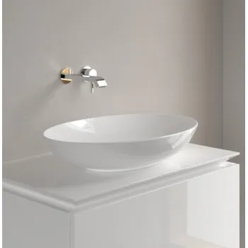 Vannas istabas izlietne Villeroy & Boch Loop&Friends 62x42cm uz virsmas, Balta