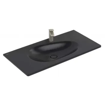 Vannas istabas izlietne Villeroy & Boch Antao Furniture 100x50 TitanCeram keramika ar CeramicPlus apdari, Melna 4A76ABR7