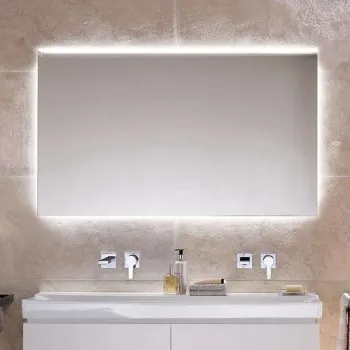 Vannas istabas spogulis Geberit Xeno 2 ar LED apgaismojumu, apsildāms, 120x71cm  500.519.00.1
