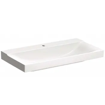 Vannas istabas izlietne Geberit Xeno 2 ar KeraTect 90x48cm Balta 500.531.01.1 Vannas istabas izlietne Geberit Xeno 2 ar KeraTect 90x48cm Balta 500.531.01.1