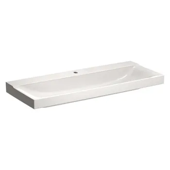 Vannas istabas izlietne Geberit Xeno 2 ar KeraTect 120x48cm Balta 500.551.01.1 Vannas istabas izlietne Geberit Xeno 2 ar KeraTect 120x48cm Balta 500.551.01.1