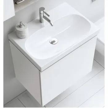 Vannas istabas skapītis Geberit Acanto 45cm (Bez izlietnes) Balts  500.608.01.2