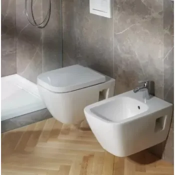 Piekaramais Bide Geberit Selnova Square Balts