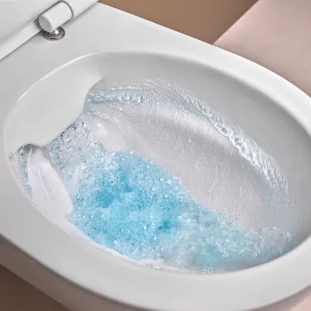 Piekaramais pods Geberit iCon Rimfree, ar SoftClose Vāku Matēts Balts 502.381.JT.1