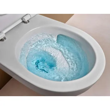 Piekaramais pods Geberit Acanto TurboFlush ar KeraTect, Rimfree, Balts 502.717.00.8