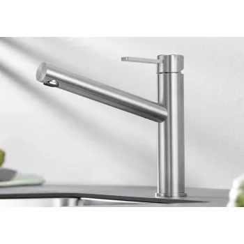 Virtuves maisītājs BLANCO AMBIS Brushed Stainless steel HD 523118
