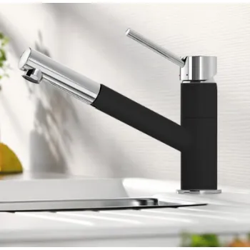 Virtuves maisītājs BLANCO KANO-S Anthracite/hromēts HD 525038