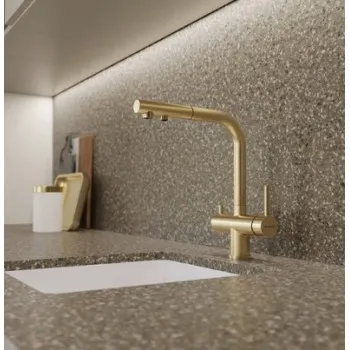 Virtuves maisītājs BLANCO FONTAS-S II Matēts Zelta HD 526694