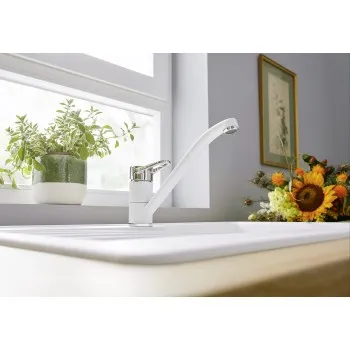 Virtuves maisītājs BLANCO WEGA II Soft Balts/hromēts HD 526980