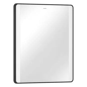 Vannas istabas spogulis Hansgrohe Xarita Lite Q ar LED apgaismojumu, 70x60cm Melns Matēts 54962670