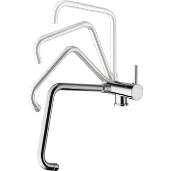 Virtuves maisītājs Sapho Rhapsody nolokāms zem loga, hroms 5507S