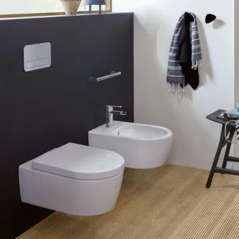 Piekaramais pods Villeroy & Boch Avento DirectFlush Rimless ar SoftClose vāku, balts 5656HR01