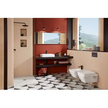 Piekaramais pods Villeroy & Boch Architectura DirectFlush, AntiBac, CeramicPlus, Rimless, bez vāka Balts 5685R0T2