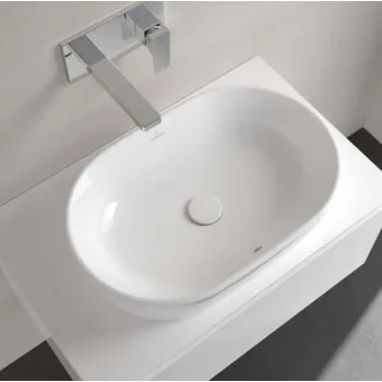 Vannas istabas izlietne Villeroy & Boch Architectura 60x40cm, CeramicPlus apdare, Uz Virsmas, Balta 5A2660R1