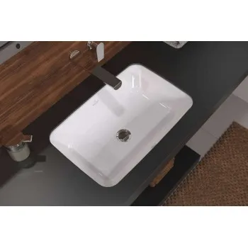 Vannas istabas izlietne Villeroy & Boch Architectura 57x37cm, CeramicPlus apdare, Iebūvējamā Balta 5A7760R1