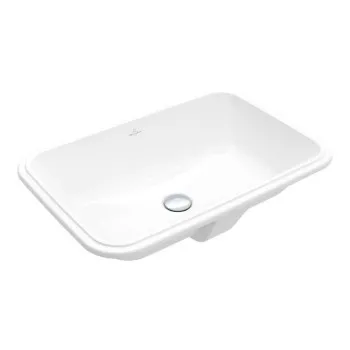 Vannas istabas izlietne Villeroy & Boch Architectura 57x37cm, CeramicPlus apdare, Iebūvējamā Balta 5A7760R1