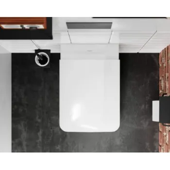 Poda vāks Hansgrohe EluPura ar Soft Close un QuickRelease 60198450 Balts