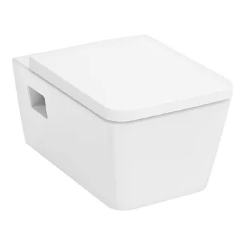 Piekaramais tueletes pods Hansgrohe Rimfree EluPura Original Q  ar Vāku 60208450 Balts