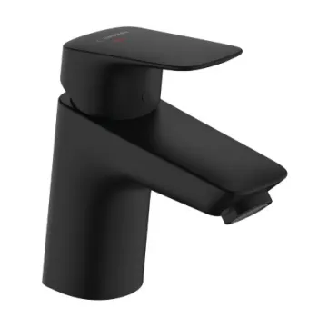 Vannas istabas izlietnes maisītājs Hansgrohe Logis 70 ar Push-open izplūdi 71077670 Melns Matēts