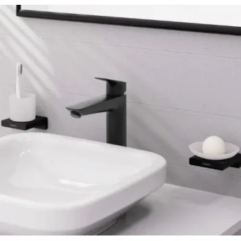 Izlietnes maisītājs Hansgrohe Logis 190, 71091670 Melns Matēts