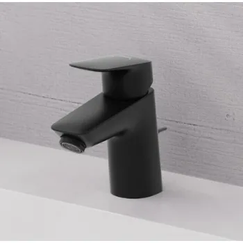 Izlietnes maisītājs Hansgrohe Logis 70 ar pop up vārstu 71170670 Melns matēts