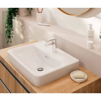 Vannas istabas izlietnes maisītājs Hansgrohe Vernis Blend 70 CoolStart ar pop up izplūdi 71584000 Hromēts