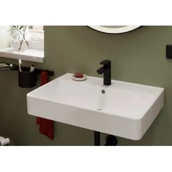 Vannas istabas izlietnes maisītājs Hansgrohe Vernis Blend 100 CoolStart  71585670 Melns matēts