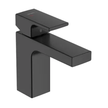 Vannas istabas izlietnes maisītājs Hansgrohe Vernis Shape 100 CoolStart ar pop-up izplūdi  71594670 Melns Matēts