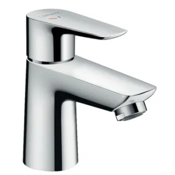 Vannas istabas izlietnes maisītājs Hansgrohe Talis E 80 ar Push-open izplūdi 71701000 Hromēts