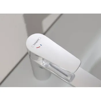 Vannas istabas izlietnes maisītājs Hansgrohe Talis E 80 ar Push-open izplūdi 71701000 Hromēts