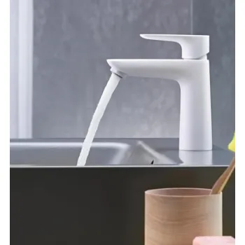 Vannas istabas izlietnes maisītājs Hansgrohe Talis E 110 71712700 Balts Matēts