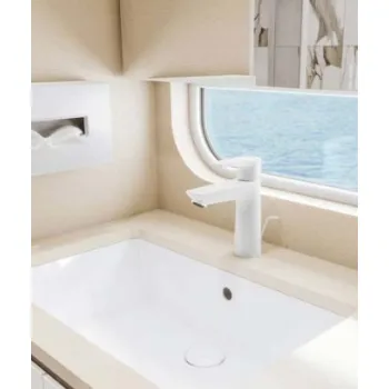 Vannas istabas izlietnes maisītājs Hansgrohe Talis E 110 CoolStart CoolStart ar pop up izplūdi 71713700  balts matēts
