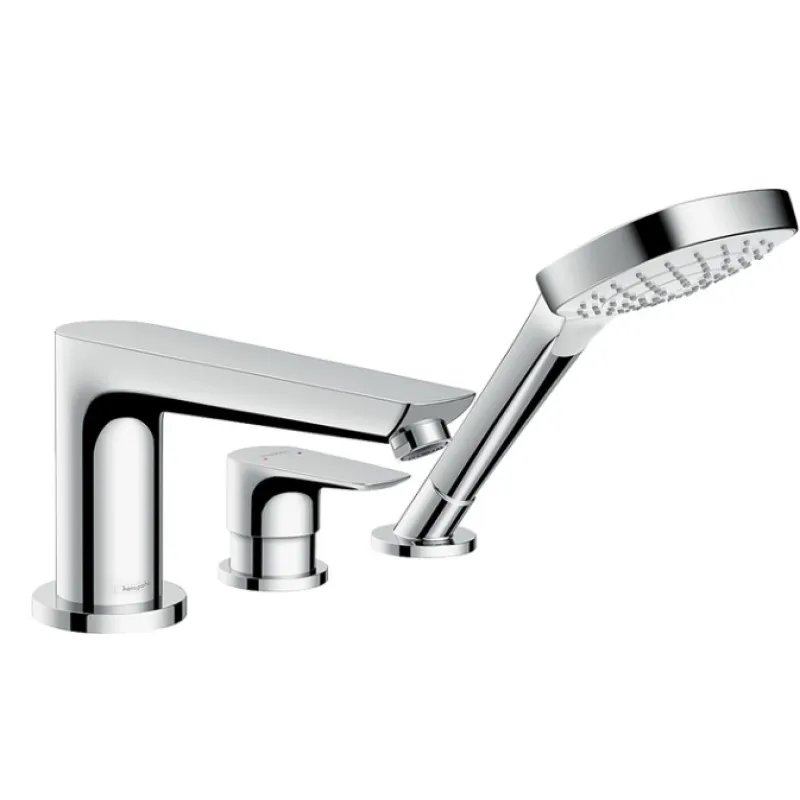 Vannas / Dušas maisītājs Hansgrohe Talis E uz vannas malas Hromēts
