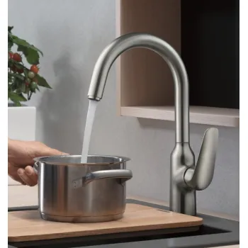 Virtuves maisītājs Hansgrohe Focus M42, 220 1j  71802000 Hromēts