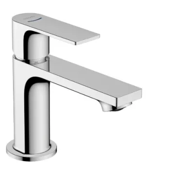 Vannas istabas izlietnes maisītājs Hansgrohe Rebris E Pillar 80 aukstam vai noregulētam ūdenim 72506000 hromēts
