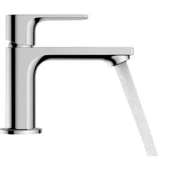 Vannas istabas izlietnes maisītājs Hansgrohe Rebris E 80 ar pop un vārstu 72550000 Hromēts