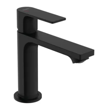 Vannas istabas izlietnes maisītājs Hansgrohe Rebis E 110 CoolStart EcoSmart+ Ar pop up Izplūdi 72589670 Melns Matēts