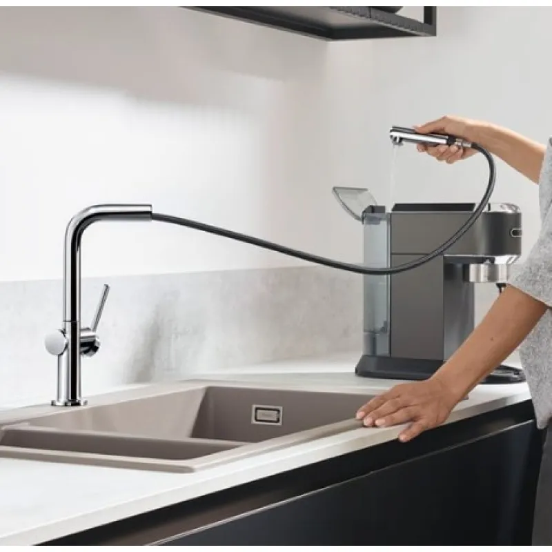 Virtuves maisītājs Hansgrohe Talis M54 270 izvelkams ar sBox Hromēts 72809000