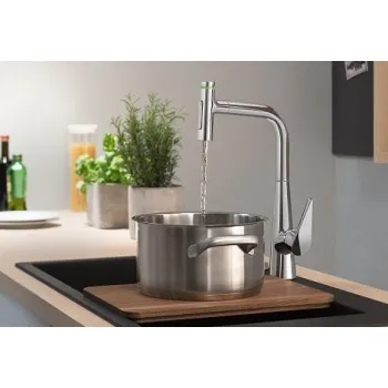 Virtuves maisītājs Hansgrohe Talis Select M51 220 izvelkams Hromēts 72824000