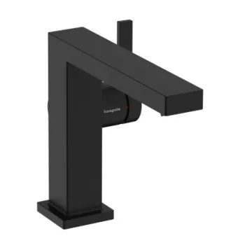 Vannas istabas izlietnes maisītājs Hansgrohe Tecturis E 110 Fine CoolStart EcoSmart+ ar pop up izplūdi 73023670 Melns matēts