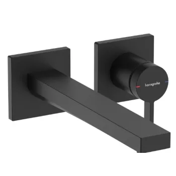 Vannas istabas izlietnes maisītājs Hansgrohe Tecturis E EcoSmart+ iebūvējams 73051670 Melns matēts