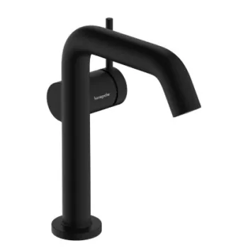 Vannas istabas izlietnes maisītājs Hansgrohe Tecturis S 150 Fine CoolStart EcoSmart+ ar push-open 73340670 Melns matēts