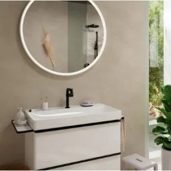 Vannas istabas izlietnes maisītājs Hansgrohe Tecturis S 150 Fine CoolStart EcoSmart+ .73341670 Melns matēts