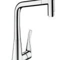 Virtuves maisītājs Hansgrohe Metris Select M71 320 izvelkams 2jet ar sBox Hromēts 73816000