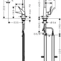 Virtuves maisītājs Hansgrohe Metris Select M71 320 izvelkams 2jet ar sBox Hromēts 73816000